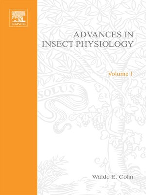 cover image of Advances in Insect Physiology